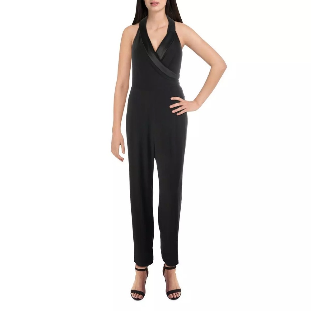 Silk Lapel Jumpsuit